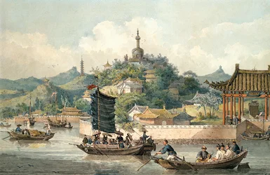 Gärten des Kaisers von China, Kaiserpalast, Peking, 1793